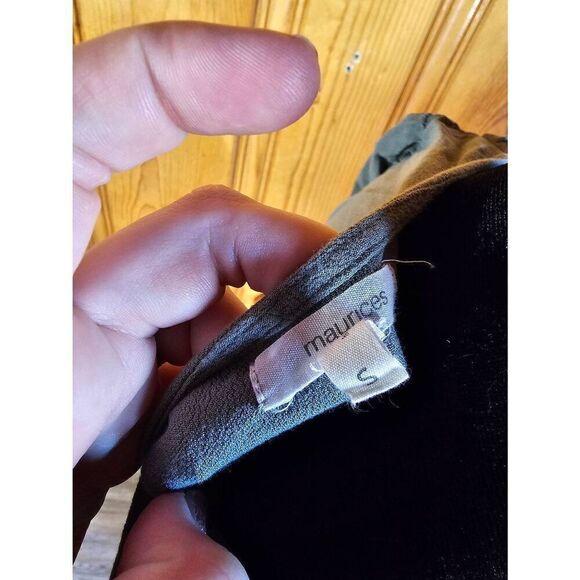 Maurices Women’s Utility Pocket Button Front Overall Jumpsuit Green Size Small - Picture 9 of 9